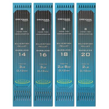 Drennan - HTN Plate 6" Silverfish Pellet Barbless Ready Rigs