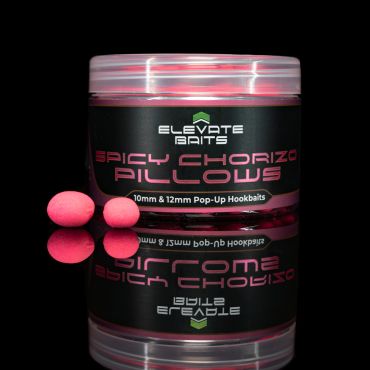 Elevate Baits - Spicy Chorizo Pillows 10mm & 12mm Pop-Up Hookbaits