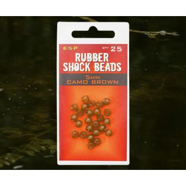 ESP - Rubber Shock Beads - Camo Brown