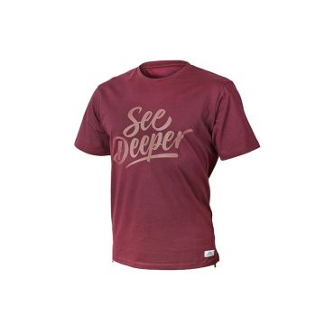 Fortis - See Deeper T Shirt Maroon - Small