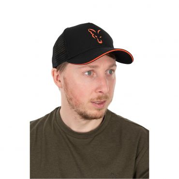 Fox - Collection Trucker Cap - Black & Orange