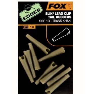 Fox - Edges Slik Lead Clip Tail Rubber - Size 10