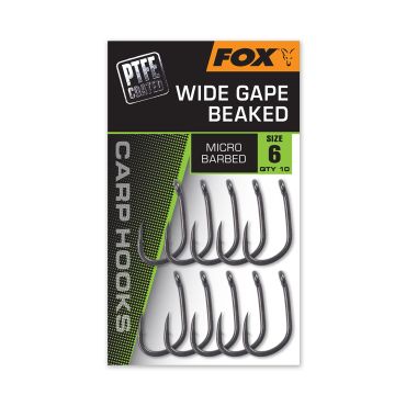 Fox - Wide Gape Straight Hooks
