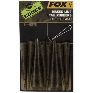 Fox - Edges Camo Naked Line Tail Rubbers Size 10