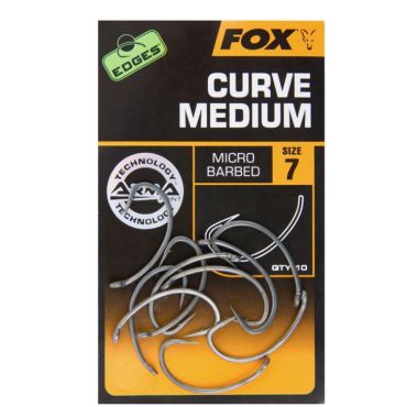 Fox - Edges Armapoint Curve Shank Medium Hooks