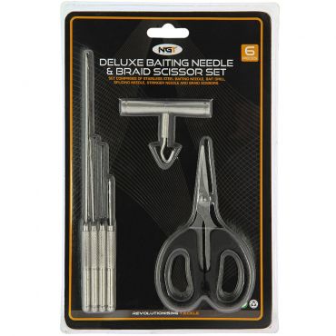 NGT - 6pc Stainless Baiting Tool Set