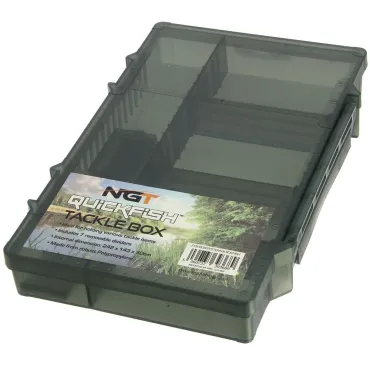 NGT - Quick-Fish Tackle Box - Tackle Box with Movable Dividers