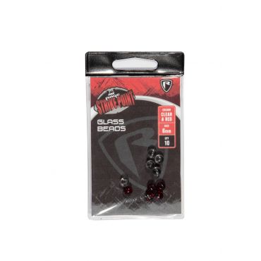 Fox Rage - Rage SP 6mm Clear and Red Glass Beads