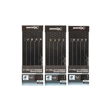 Matrix - X5 F1 Pellet Rigger 10cm Band Rigs