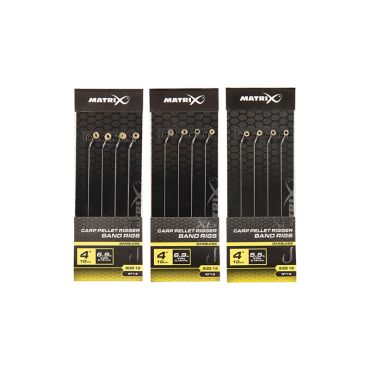 Matrix - X6 Carp Pellet Rigger 10cm Band Rigs