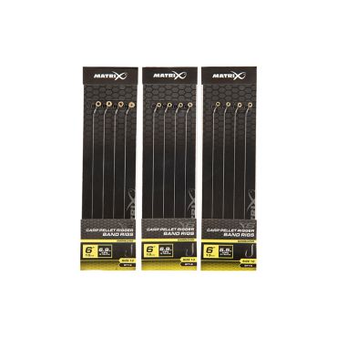 Matrix - X6 Carp Pellet Rigger 15cm Band Rigs