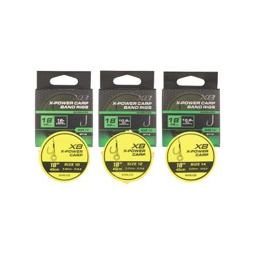 Matrix - X8 X-Power Carp 45cm Band Rigs