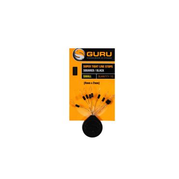 Guru - Super Tight line Stops Squared Black