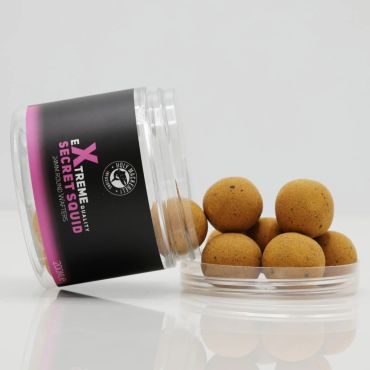 Holy Mackerel - Secret Squid Golden Brown With Kelp Flecks 24mm Round Wafters 200ml