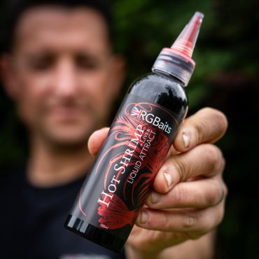 RG Baits - Hot Shrimp Liquid Attract - 150ml (Deep Red)