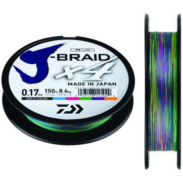 Daiwa - J-Braidx4E Multi Colour - 150m