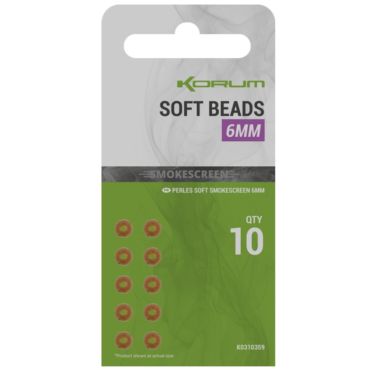 Korum - Smokescreen Soft Beads 6mm