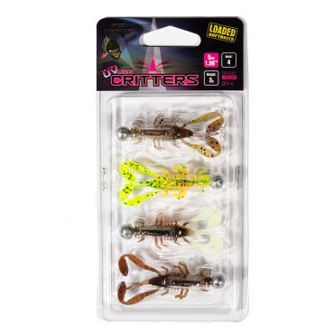 Fox Rage - UV Micro Critter 5cm x 4pcs Loaded 3g