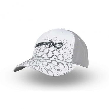 Matrix - Hex Print Baseball Cap - White