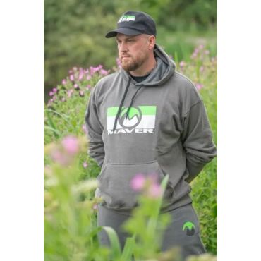 Maver - Grey Emblem Hoodie