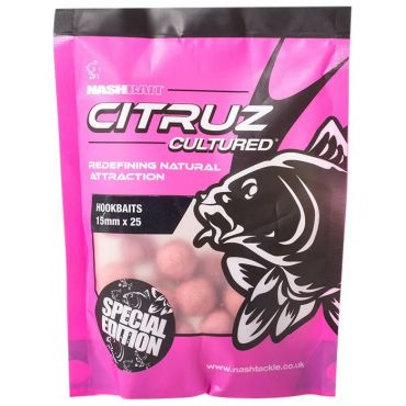 Nash - Cultured Hookbaits - Citruz - 15mm x 25