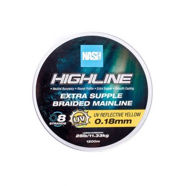 Nash - Highline Floating Braid UV Yellow