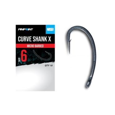 Nash - Curve Shank X Hooks - Micro Barbed
