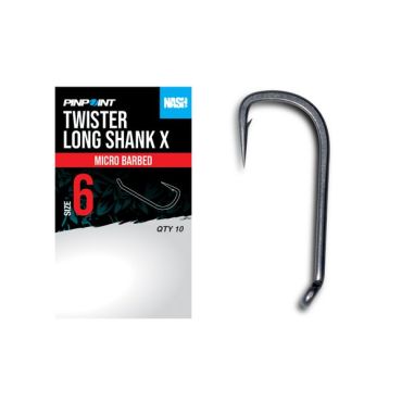 Nash - Twister Long Shank X Hooks