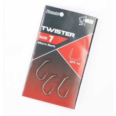Nash - Pinpoint Twister Barbed Hooks