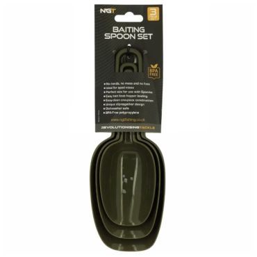 NGT - 3pc Baiting Spoon Set