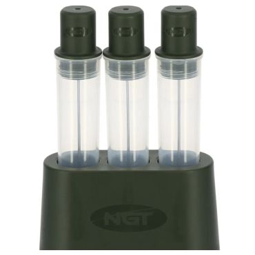 NGT - Barrelz Baiting Set - Glugging Tubes with Stand