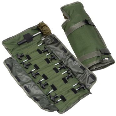 NGT - Bivvy Peg Set - 10 x 8" Bivvy Pegs and Mallet in Roll Up Case