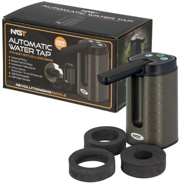 NGT Auto Water Tap - USB Rechargeable with Folding Nozzle and Timer Buttons