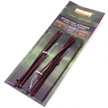 PB Products - Stretch Attack Ready Made Leader - 2pcs Silt