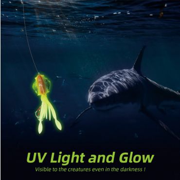 Rippton - Squid Jig Trolling Lures With Uv Glow Effect