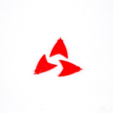 Skeater - Bait Fins (Uv Red)/10Pcs