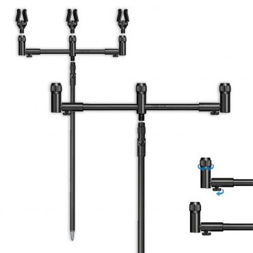 Solar Tackle - Black-Lite 3 Rod Adjustable Bundle