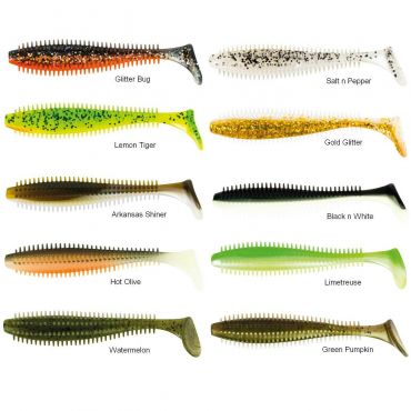 Fox Rage - Spikey Shad Loaded Lure x3 6cm