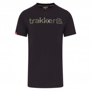 Trakker - CR Logo T-Shirt Black Camo