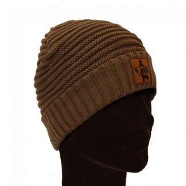 VASS - Fleece Lined Beanie - Brown
