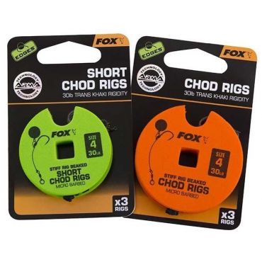 Fox - Edges Arma Point Stiff Rig Chod Rig Barbless