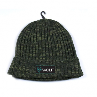 Wolf - Beanie - Moss Green