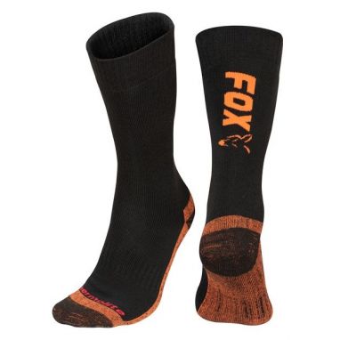Fox - Black / Orange Thermolite Long Socks