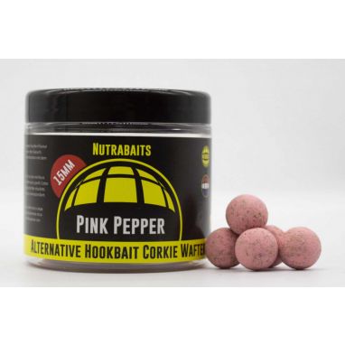 Nutrabaits - Pink Pepper Hi-Attract - Corkie Wafter - 15mm