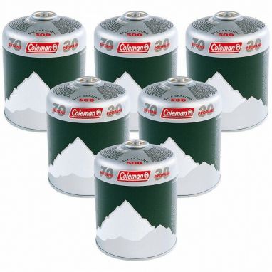 Coleman - Screw Top Gas Canister C500 x6
