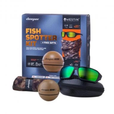 Deeper - Chirp + 2 Smart Sonar Fish Spotter Kit Winter Bundle - Ex-Display