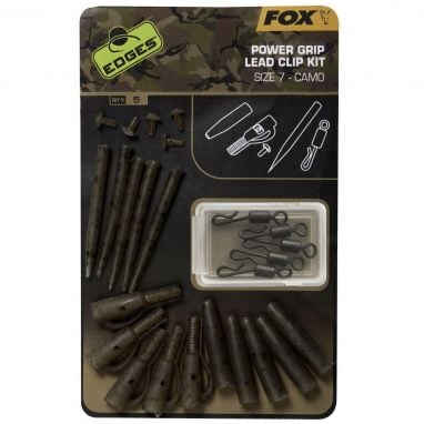 Fox - Edges Camo Power Grip Lead Clip Kit Size 7