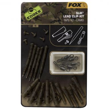 Fox - Edges Camo Slik Lead Clip Kit Size 10