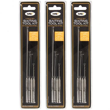 NGT - 4pc Stainless Baiting Tool Set