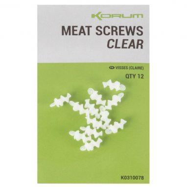 Korum - Clear Meat Screws